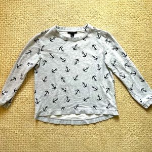 Forever 21 Sweatshirt with Anchors, size Medium